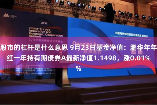 股市的杠杆是什么意思 9月23日基金净值：鹏华年年红一年持有期债券A最新净值1.1498，涨0.01%