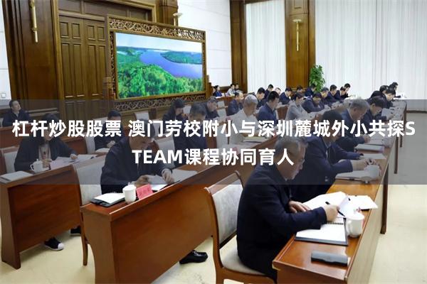 杠杆炒股股票 澳门劳校附小与深圳麓城外小共探STEAM课程协同育人