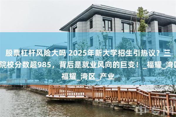 股票杠杆风险大吗 2025年新大学招生引热议？三所首招院校分数超985，背后是就业风向的巨变！_福耀_湾区_产业