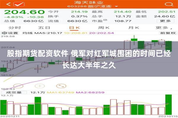 股指期货配资软件 俄军对红军城围困的时间已经长达大半年之久
